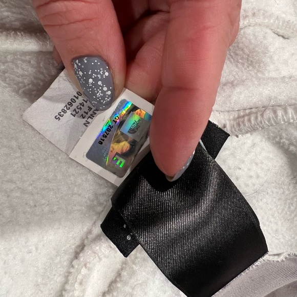 THE NORTH FACE  GRAY & BLACK DENALI FLEECE JACKET - Picture 8 of 14